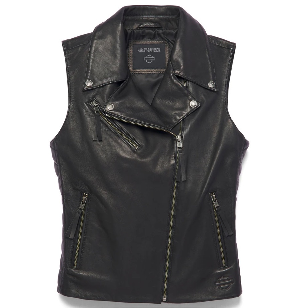 Harley-Davidson Women's Electric Leather Vest